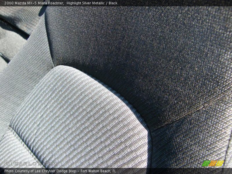 Highlight Silver Metallic / Black 2000 Mazda MX-5 Miata Roadster