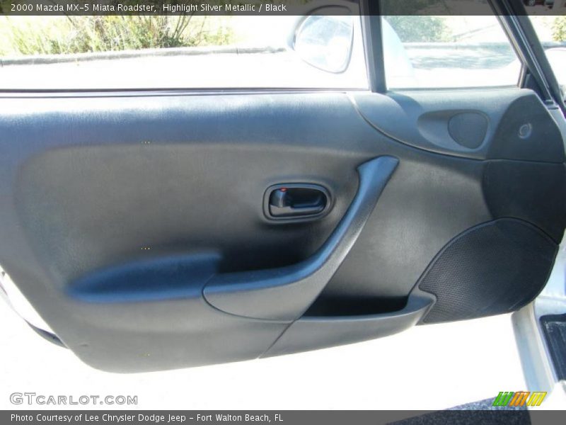 Highlight Silver Metallic / Black 2000 Mazda MX-5 Miata Roadster