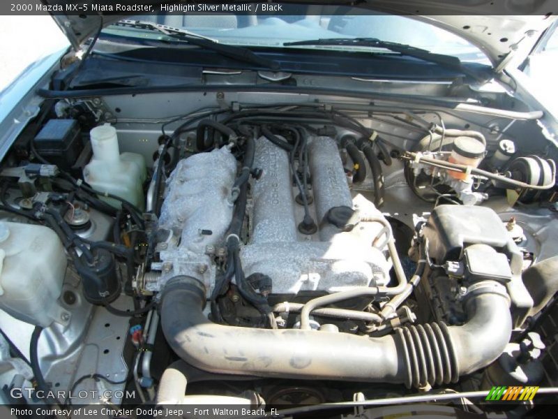 Highlight Silver Metallic / Black 2000 Mazda MX-5 Miata Roadster