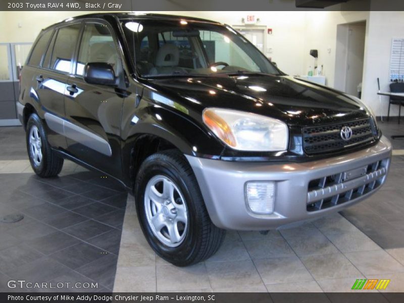 Black / Gray 2003 Toyota RAV4 4WD