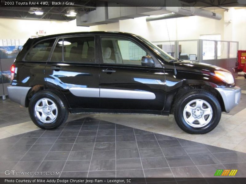 Black / Gray 2003 Toyota RAV4 4WD