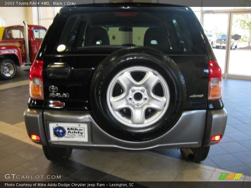 Black / Gray 2003 Toyota RAV4 4WD