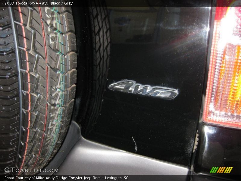 Black / Gray 2003 Toyota RAV4 4WD