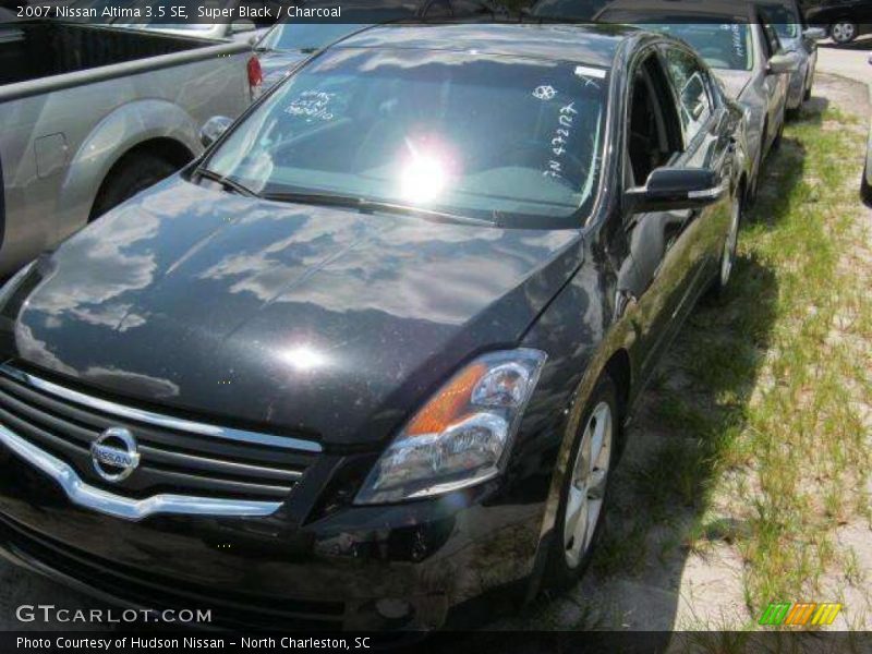 Super Black / Charcoal 2007 Nissan Altima 3.5 SE