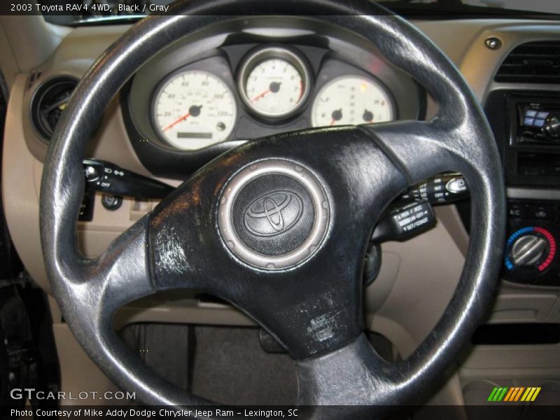 Black / Gray 2003 Toyota RAV4 4WD