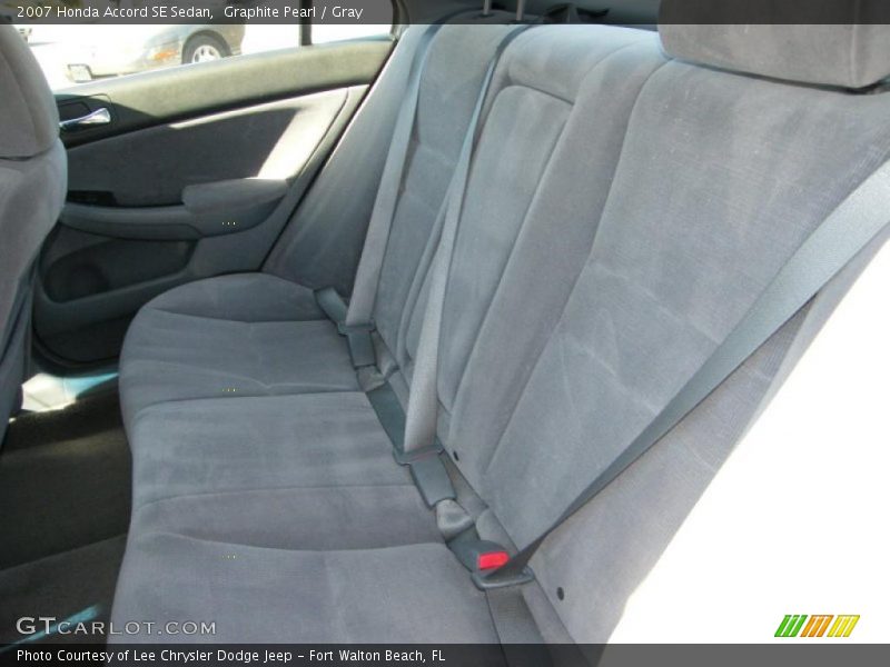 Graphite Pearl / Gray 2007 Honda Accord SE Sedan