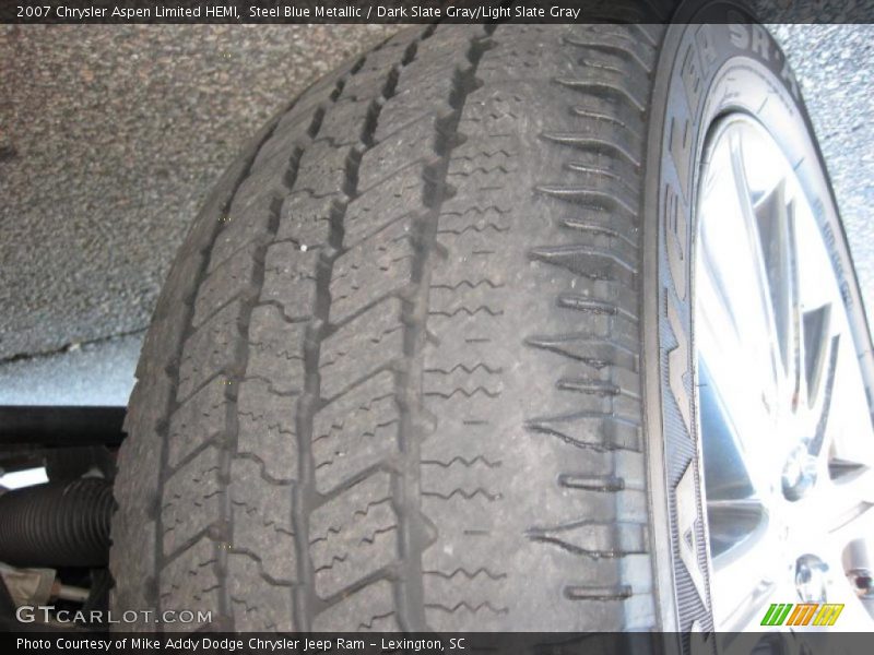 Steel Blue Metallic / Dark Slate Gray/Light Slate Gray 2007 Chrysler Aspen Limited HEMI