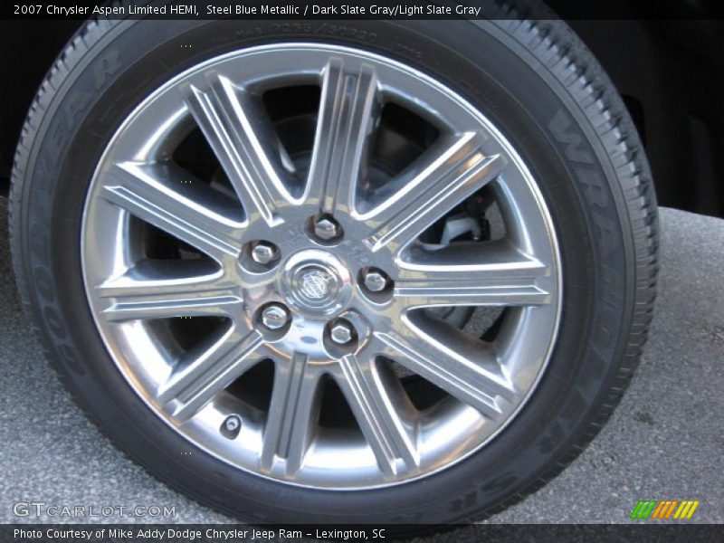 Steel Blue Metallic / Dark Slate Gray/Light Slate Gray 2007 Chrysler Aspen Limited HEMI