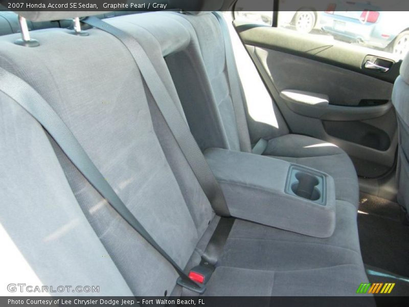 Graphite Pearl / Gray 2007 Honda Accord SE Sedan