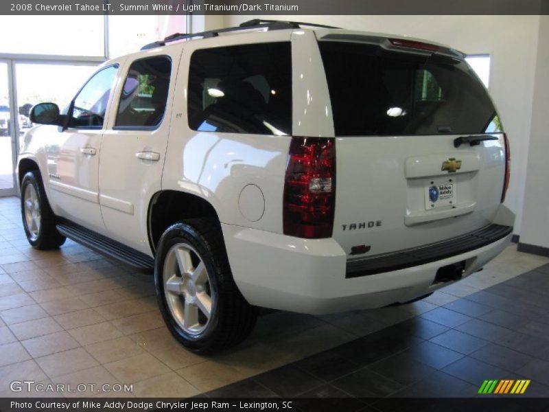 Summit White / Light Titanium/Dark Titanium 2008 Chevrolet Tahoe LT