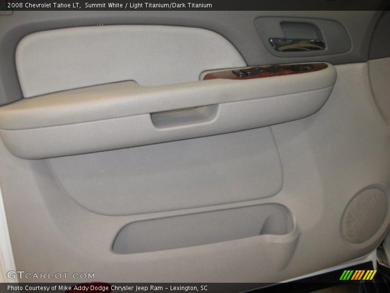 Summit White / Light Titanium/Dark Titanium 2008 Chevrolet Tahoe LT