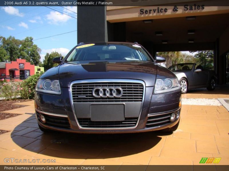 Oyster Grey Metallic / Platinum 2006 Audi A6 3.2 quattro Avant