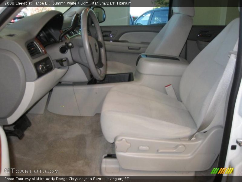 Summit White / Light Titanium/Dark Titanium 2008 Chevrolet Tahoe LT