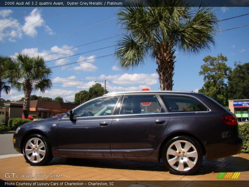 Oyster Grey Metallic / Platinum 2006 Audi A6 3.2 quattro Avant