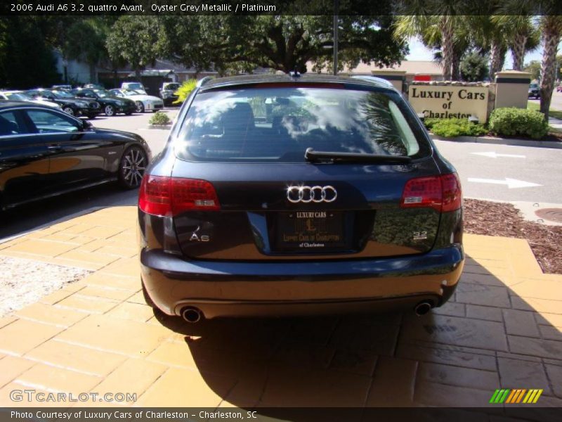 Oyster Grey Metallic / Platinum 2006 Audi A6 3.2 quattro Avant