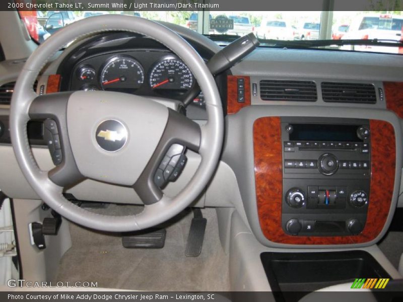 Summit White / Light Titanium/Dark Titanium 2008 Chevrolet Tahoe LT