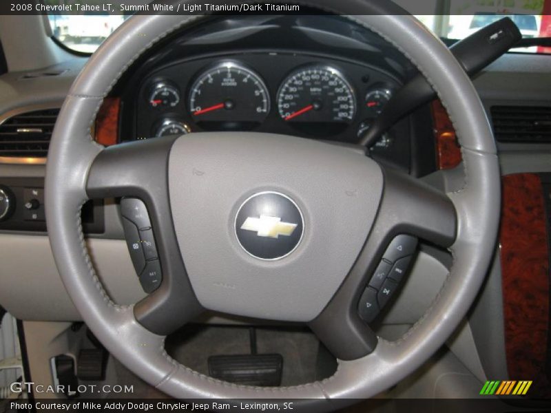 Summit White / Light Titanium/Dark Titanium 2008 Chevrolet Tahoe LT