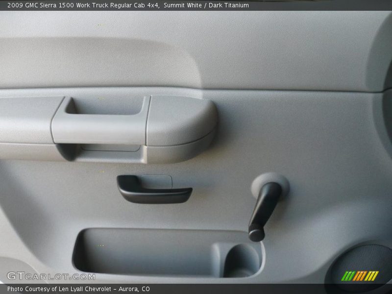 Summit White / Dark Titanium 2009 GMC Sierra 1500 Work Truck Regular Cab 4x4