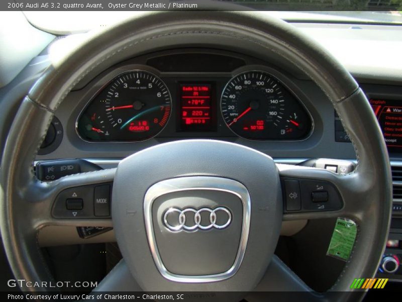 Oyster Grey Metallic / Platinum 2006 Audi A6 3.2 quattro Avant