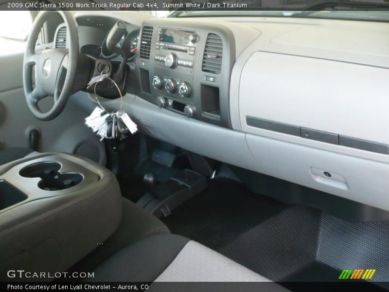 Summit White / Dark Titanium 2009 GMC Sierra 1500 Work Truck Regular Cab 4x4