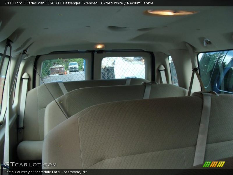 Oxford White / Medium Pebble 2010 Ford E Series Van E350 XLT Passenger Extended