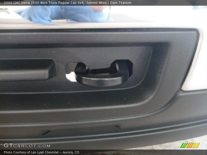 Summit White / Dark Titanium 2009 GMC Sierra 1500 Work Truck Regular Cab 4x4