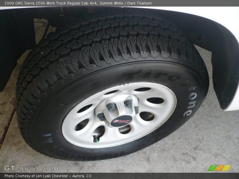 Summit White / Dark Titanium 2009 GMC Sierra 1500 Work Truck Regular Cab 4x4