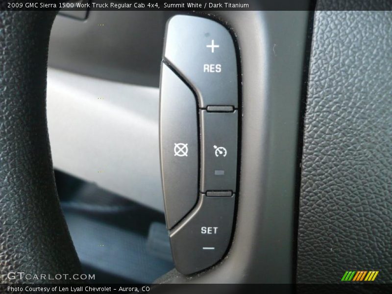 Summit White / Dark Titanium 2009 GMC Sierra 1500 Work Truck Regular Cab 4x4