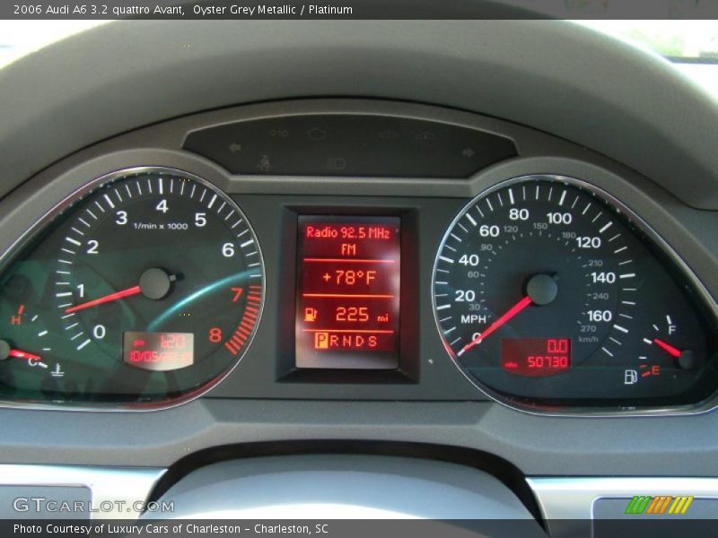 Oyster Grey Metallic / Platinum 2006 Audi A6 3.2 quattro Avant