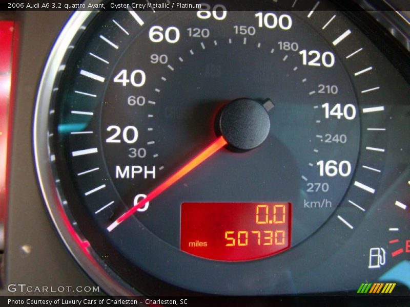 Oyster Grey Metallic / Platinum 2006 Audi A6 3.2 quattro Avant