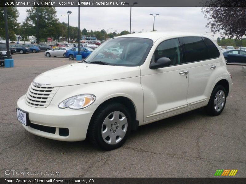 Cool Vanilla White / Pastel Slate Gray 2008 Chrysler PT Cruiser LX