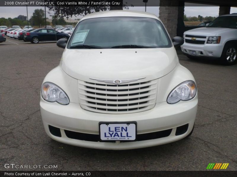 Cool Vanilla White / Pastel Slate Gray 2008 Chrysler PT Cruiser LX