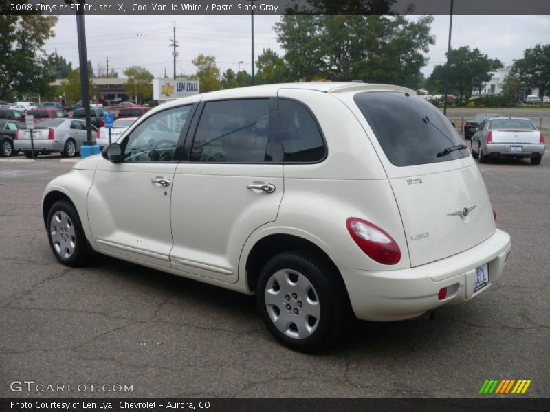 Cool Vanilla White / Pastel Slate Gray 2008 Chrysler PT Cruiser LX