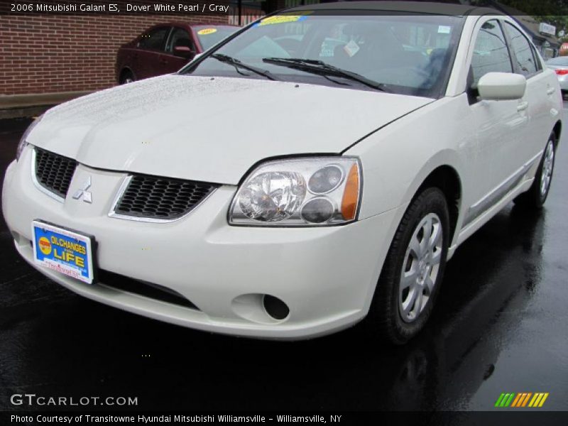 Dover White Pearl / Gray 2006 Mitsubishi Galant ES
