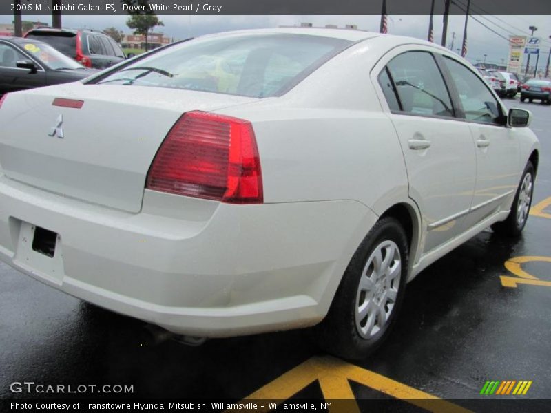 Dover White Pearl / Gray 2006 Mitsubishi Galant ES