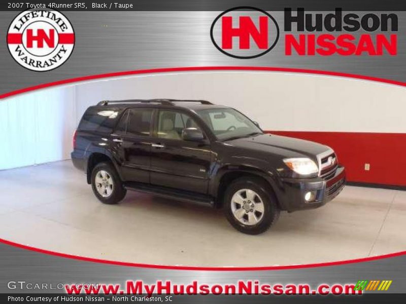 Black / Taupe 2007 Toyota 4Runner SR5