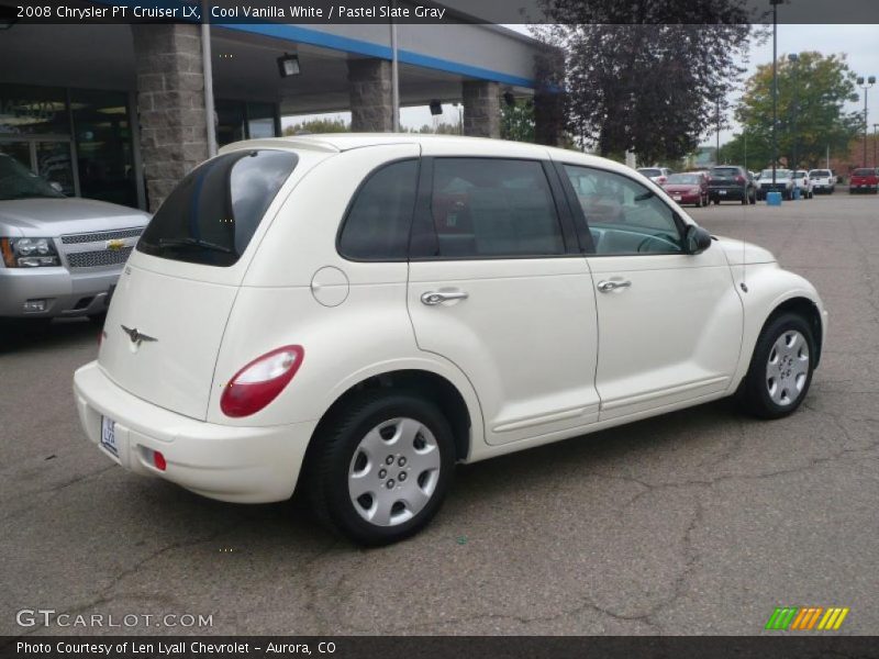 Cool Vanilla White / Pastel Slate Gray 2008 Chrysler PT Cruiser LX