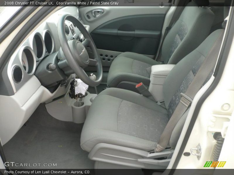 Cool Vanilla White / Pastel Slate Gray 2008 Chrysler PT Cruiser LX