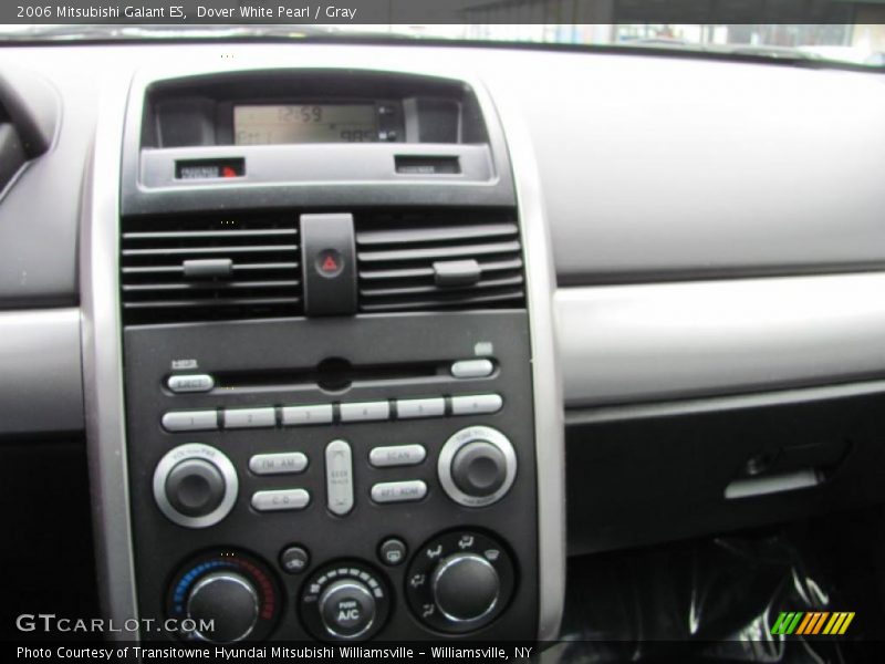 Dover White Pearl / Gray 2006 Mitsubishi Galant ES