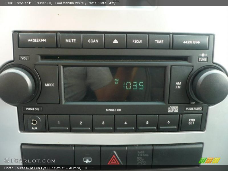 Cool Vanilla White / Pastel Slate Gray 2008 Chrysler PT Cruiser LX