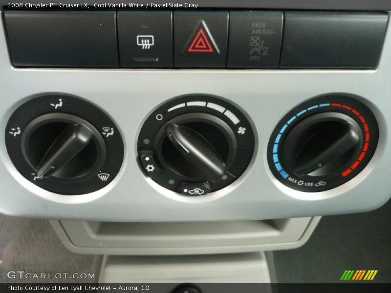 Cool Vanilla White / Pastel Slate Gray 2008 Chrysler PT Cruiser LX