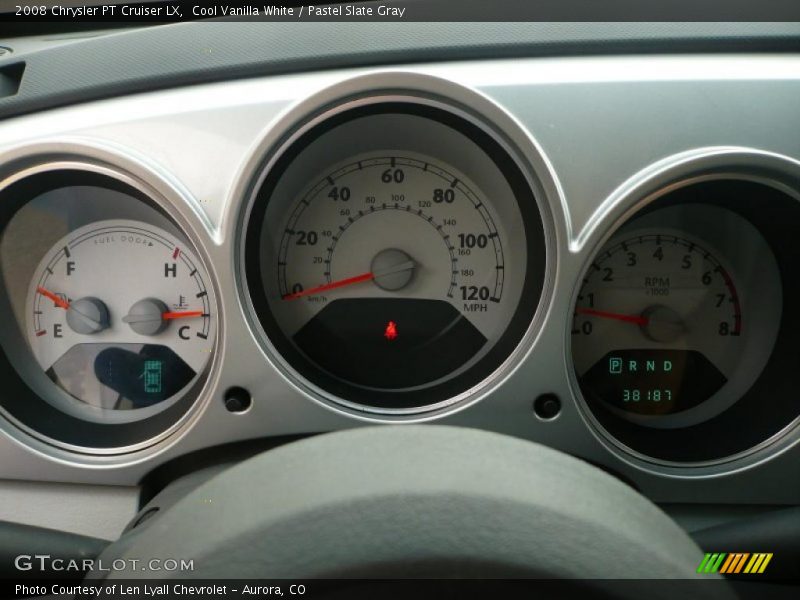 Cool Vanilla White / Pastel Slate Gray 2008 Chrysler PT Cruiser LX