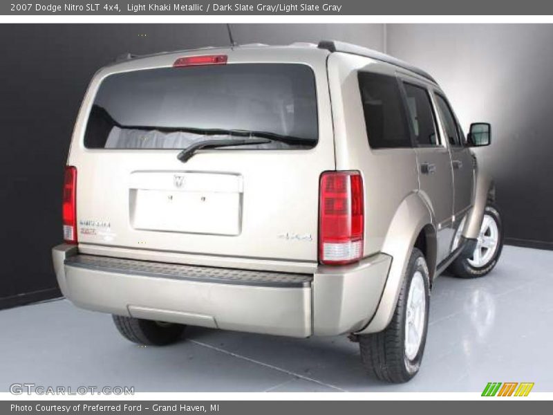 Light Khaki Metallic / Dark Slate Gray/Light Slate Gray 2007 Dodge Nitro SLT 4x4