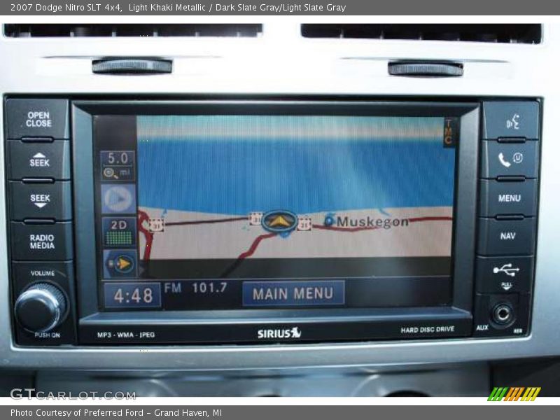 Light Khaki Metallic / Dark Slate Gray/Light Slate Gray 2007 Dodge Nitro SLT 4x4