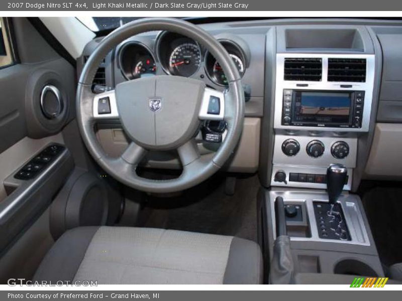 Light Khaki Metallic / Dark Slate Gray/Light Slate Gray 2007 Dodge Nitro SLT 4x4