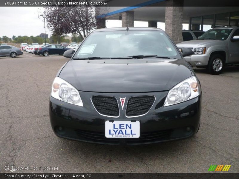 Carbon Black Metallic / Ebony 2009 Pontiac G6 GT Sedan