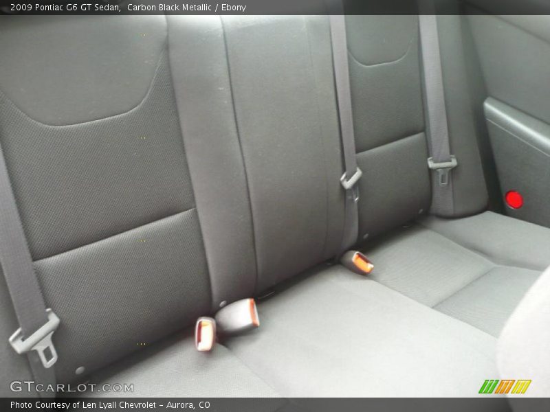 Carbon Black Metallic / Ebony 2009 Pontiac G6 GT Sedan