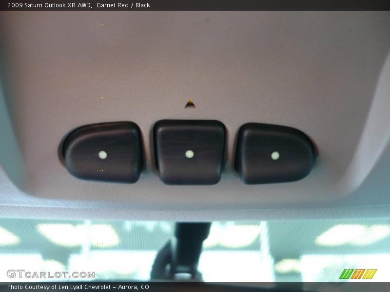 Garnet Red / Black 2009 Saturn Outlook XR AWD