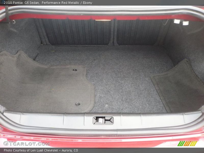 Performance Red Metallic / Ebony 2010 Pontiac G6 Sedan