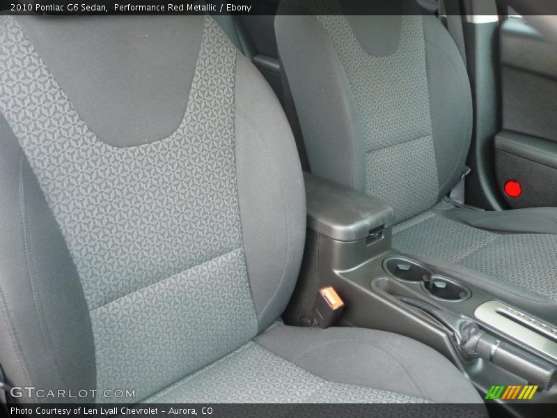 Performance Red Metallic / Ebony 2010 Pontiac G6 Sedan